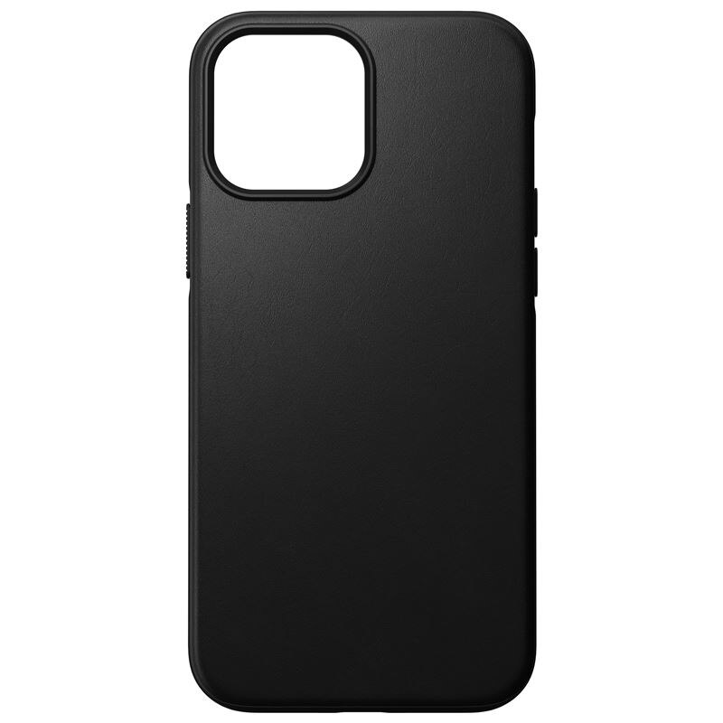 Carcasa din piele naturala NOMAD Rugged MagSafe compatibila cu iPhone 13 Pro Max Black