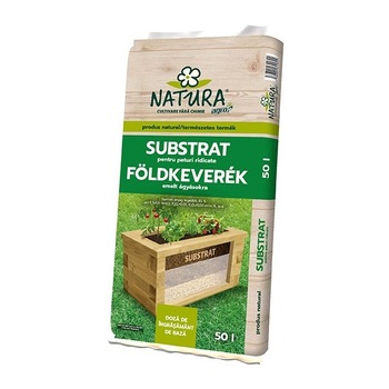 Substrat pentru jardiniere, Natura, 50l, start 3 Substrat pentru jardiniere, Natura, 50l, start 3
