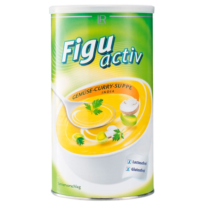 Supa Figuactiv de legume si curry "India"