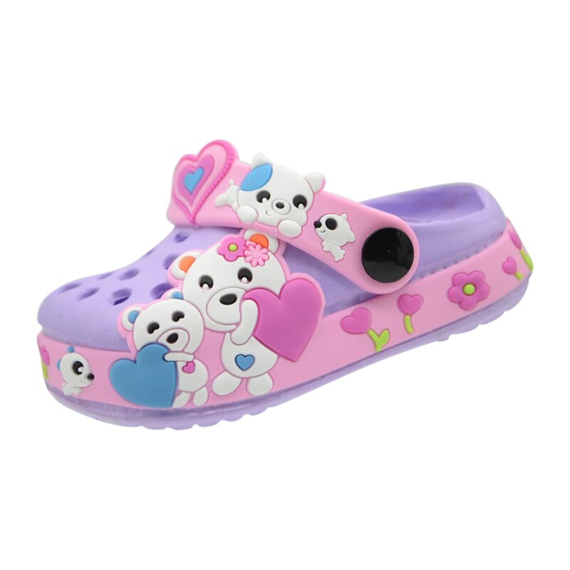Papuci din spuma pentru fete Mini Junior 123-1C, Mov 63254
