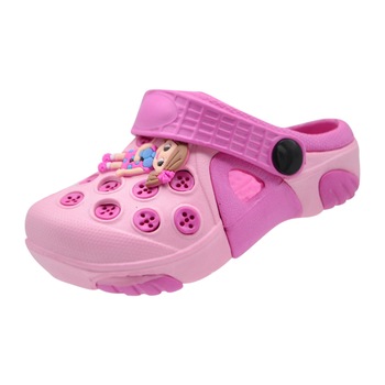 Papuci din spuma pentru fete Mini Junior 678-1, Roz 63260 Papuci din spuma pentru fete Mini Junior 678-1, Roz 63260