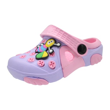 Papuci din spuma pentru fete Mini Junior 678-2, Mov 63269 Papuci din spuma pentru fete Mini Junior 678-2, Mov 63269