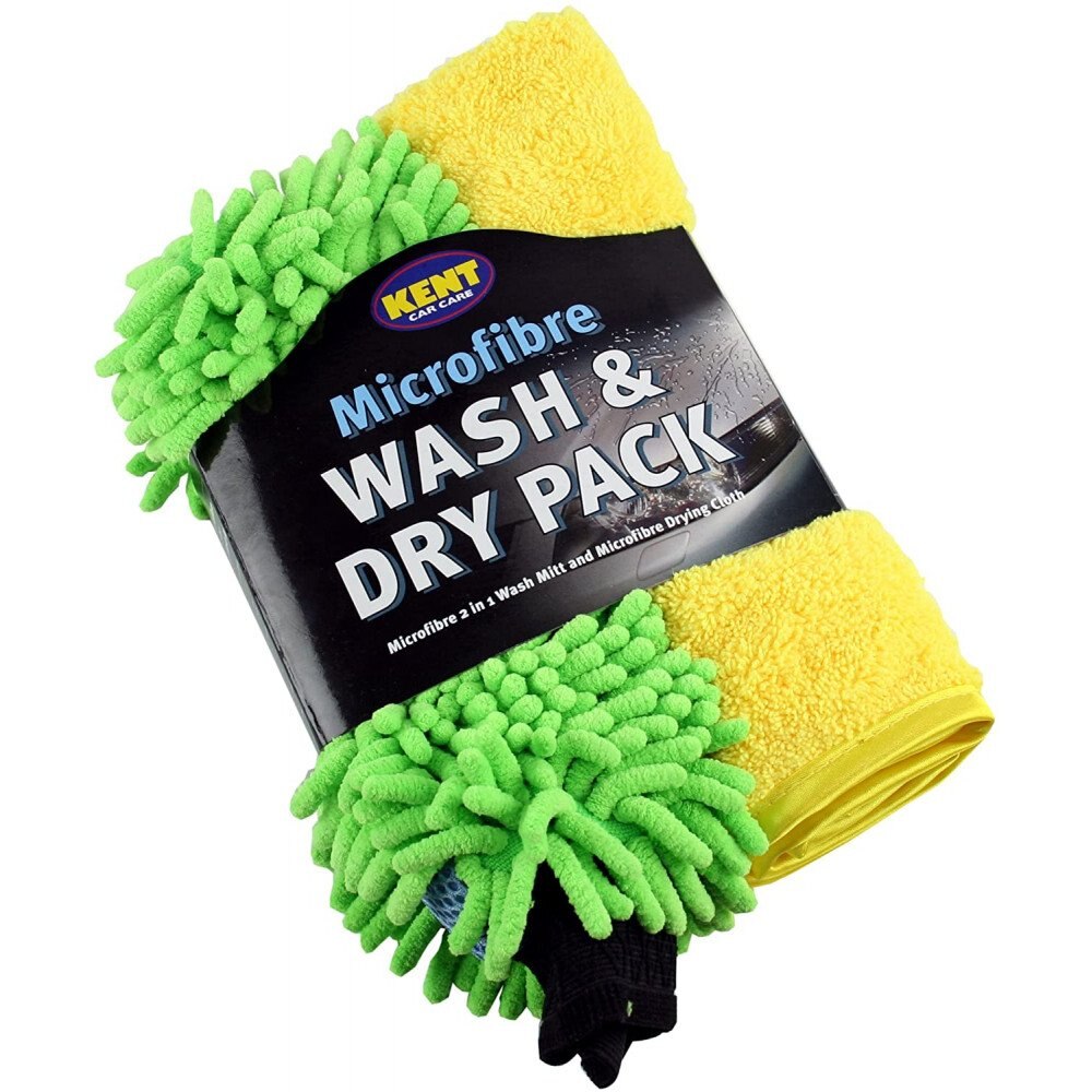 Set Manusa si Laveta Microfibre Kent Wash and Dry Pack