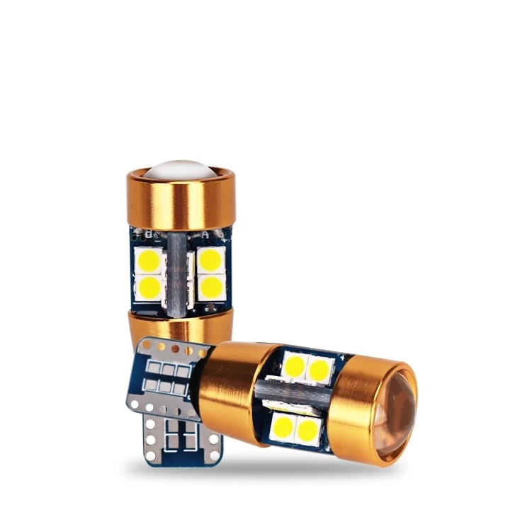 Set 2 leduri t10 w5w canbus 12v ,lupa, lumina alba 6000k, premium