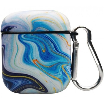 Husa de Protectie Pentru Apple AirPods Zenuk® - Marble, Inel de Prindere, Multicolor Husa de Protectie Pentru Apple AirPods Zenuk® - Marble, Inel de Prindere, Multicolor