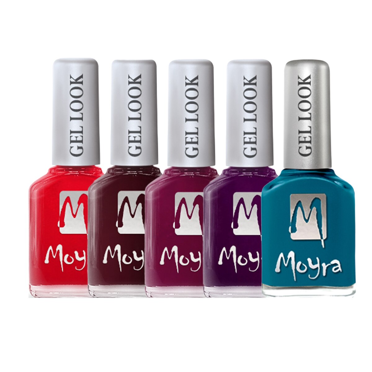 Set Lac de unghii Gel Look Moyra 12ml