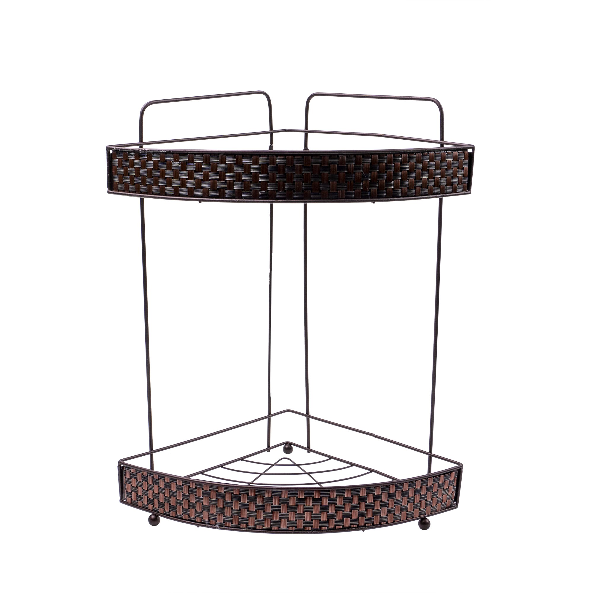 Coltar baie, 2 polite , metal / DSY 1168