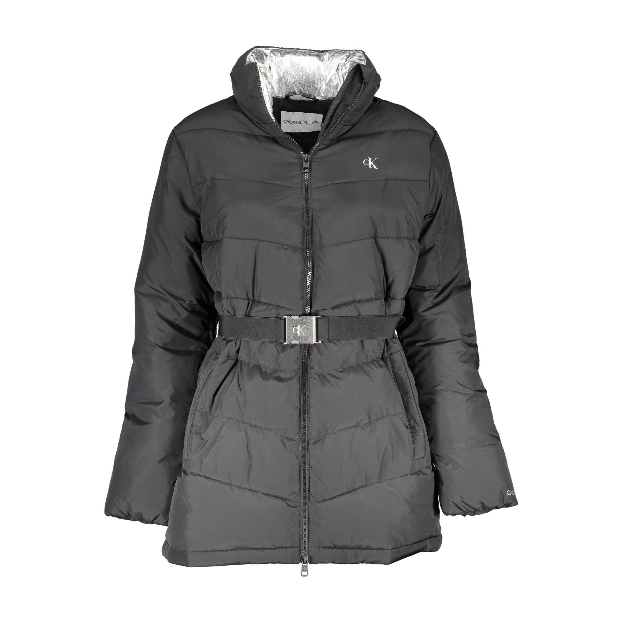 Geaca , Calvin Klein, 9200202, Cu guler, Negru, Negru