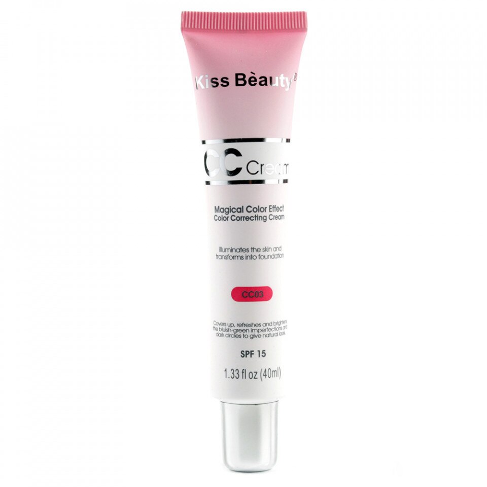 Crema corectoare iluminatoare, Kiss Beauty, CC Cream, CC03, 40 ml