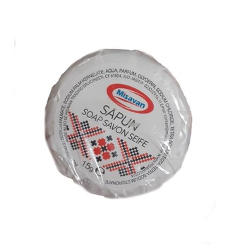 Set 25 Sapunuri Hoteliere Misavan Motiv Traditional, 15 g Set 25 Sapunuri Hoteliere Misavan Motiv Traditional, 15 g