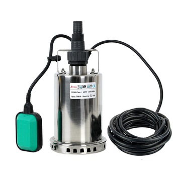 Pompa submersibila din inox cu flotor DRK CSP400LC, 400W, 7.5 m3/h, refulare 6.5m Pompa submersibila din inox cu flotor DRK CSP400LC, 400W, 7.5 m3/h, refulare 6.5m