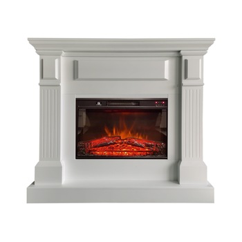 Semineu electric 3D ElectricSun TUX alb L110xH102cm, cu sunet Semineu electric 3D ElectricSun TUX alb L110xH102cm, cu sunet