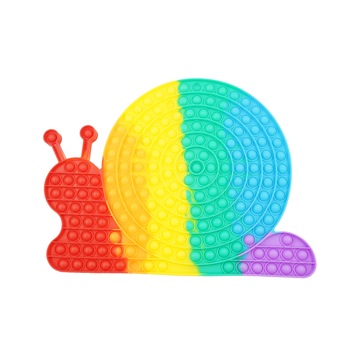 Jucarie antistres din silicon, Flippy, Pop It Now and Flip It, Melc, Multicolor, Model 2 Jucarie antistres din silicon, Flippy, Pop It Now and Flip It, Melc, Multicolor, Model 2