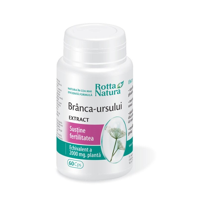 Branca ursului extract 60 capsule Rotta Natura