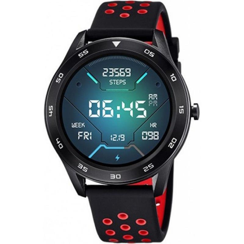 Smartwatch Lotus Smartime L50013/4, Bluetooth, 3 ATM, Monitorizarea somnului, Negru/Portocaliu