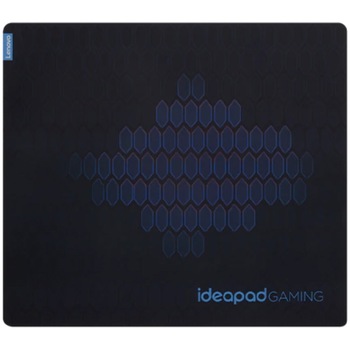 Mousepad gaming Lenovo IdeaPad, Panza, marime L, Negru/Albastru Mousepad gaming Lenovo IdeaPad, Panza, marime L, Negru/Albastru