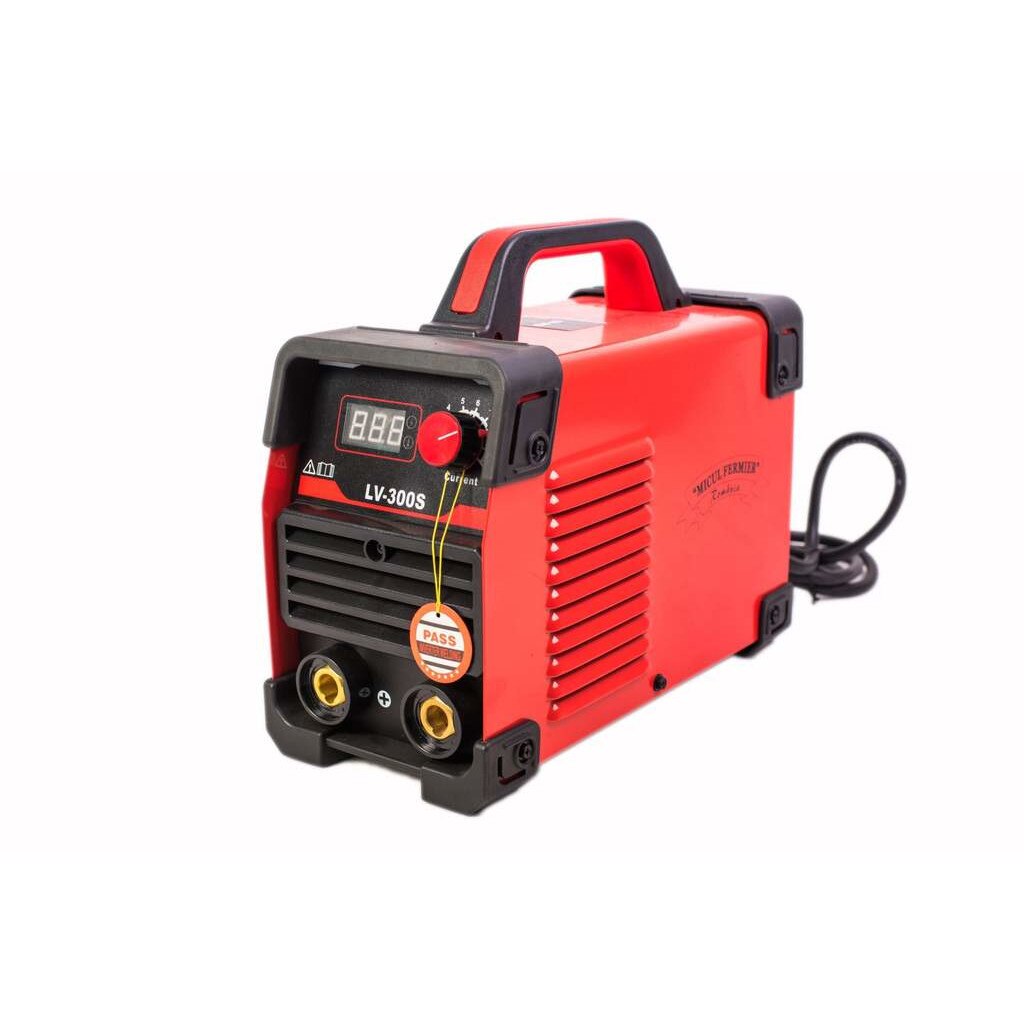Set Invertor Micul Fermier 300A 5.3KWA cu Masca de Sudura Automata si Palmari Incluse