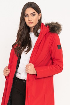 NORTHFINDER, Geaca cu gluga Analia, Rosu NORTHFINDER, Geaca cu gluga Analia, Rosu