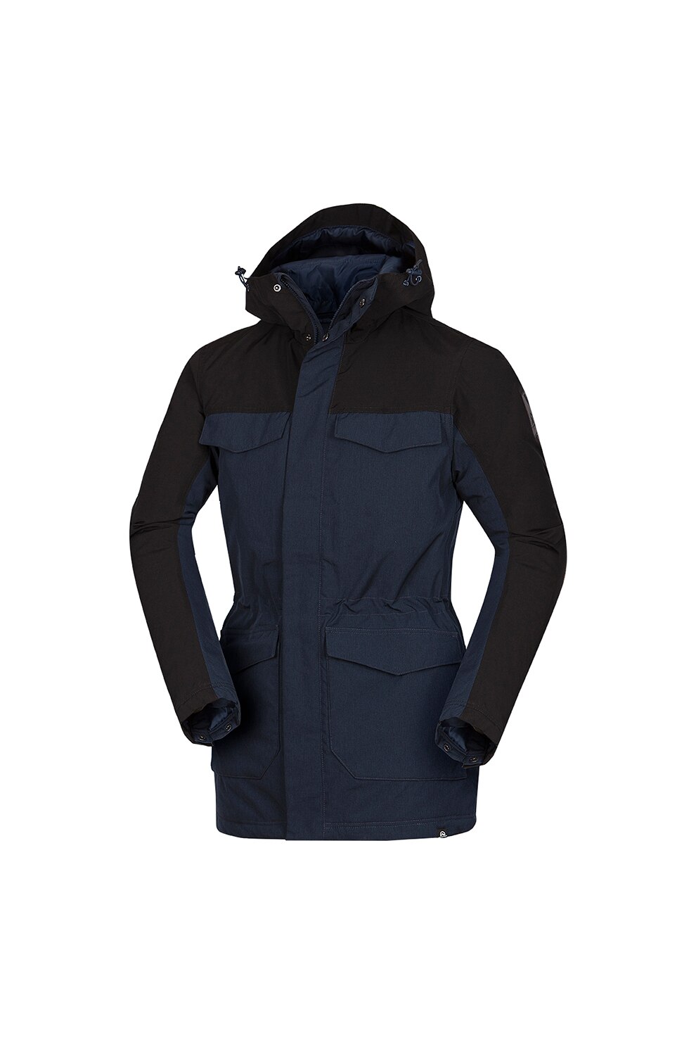 NORTHFINDER, Geaca impermeabila cu vatelina Ead, Bleumarin inchis/Negru