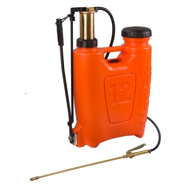 Pompa manuala de presiune, tip rucsac 12 litri, cu piston si lance din bronz, Stoker