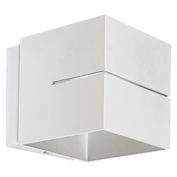 Aplica Kaunas Rabalux, 1xG9 max.10W, Metal, Alb, Forma Cubica, IP20 Aplica Kaunas Rabalux, 1xG9 max.10W, Metal, Alb, Forma Cubica, IP20