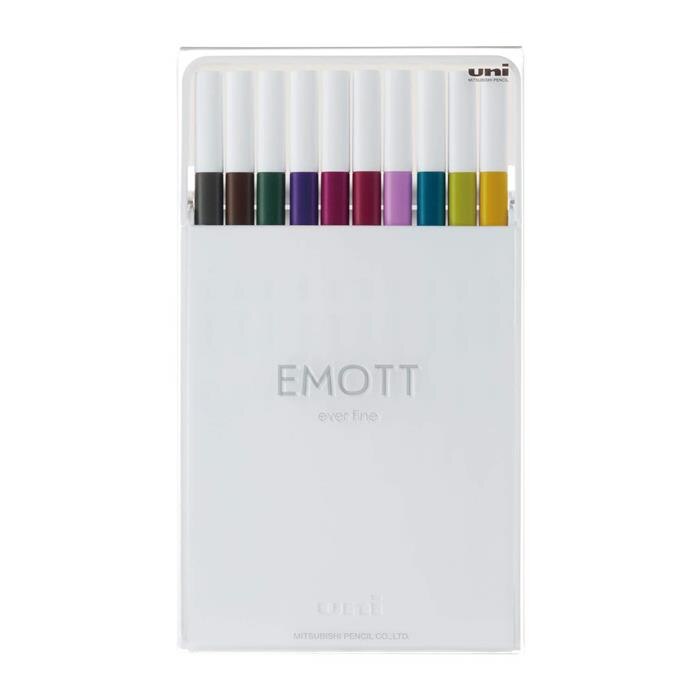 Set 10 Carioci Asortate Uni Emott Fineliner