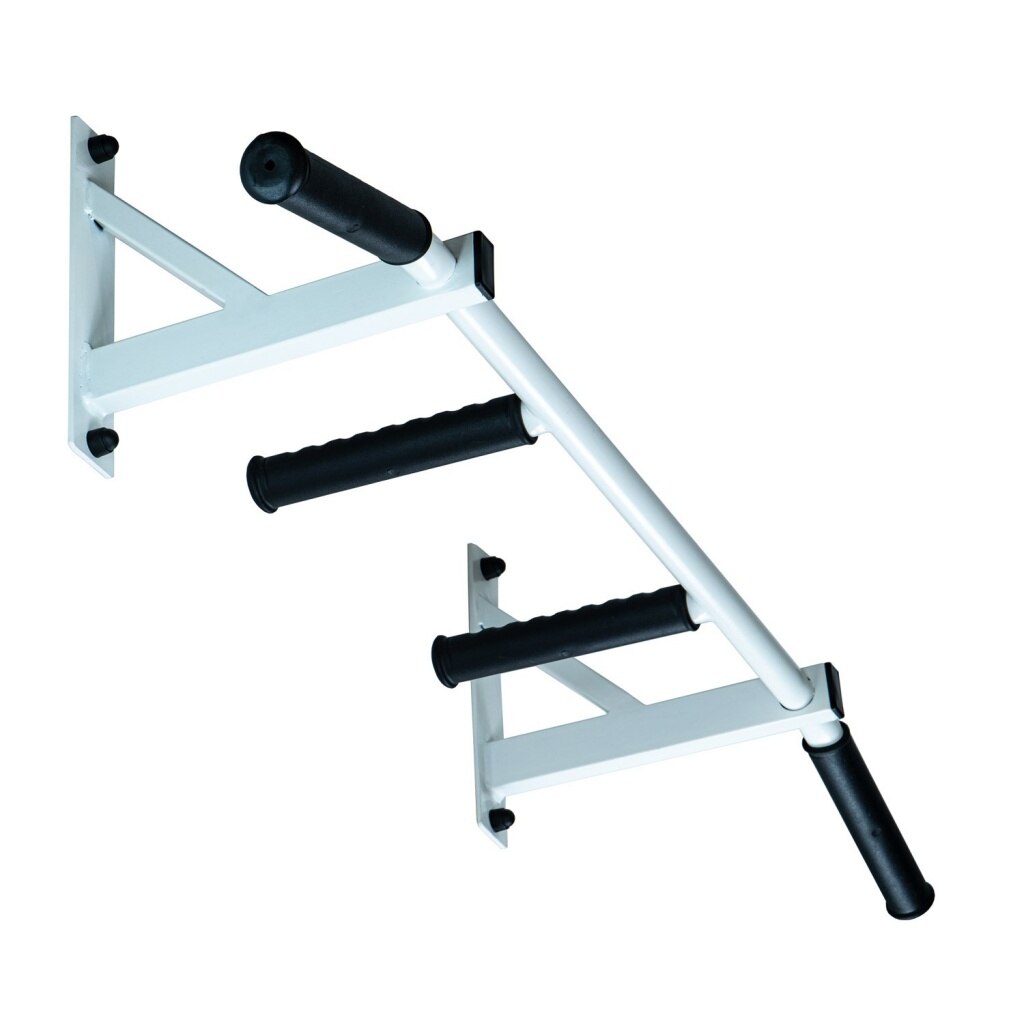 Bara de tractiuni 2 in 1 cu prindere in perete Berger BX4, Multifunctioanala, 200 kg, Dibluri incluse, Alb