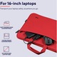 Trust Bologna 16" ECO laptoptáska, környezetbarát anyag, piros