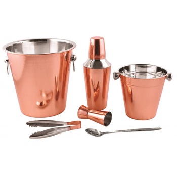 Set cocktail Grunberg cu 6 piese din inox Set cocktail Grunberg cu 6 piese din inox