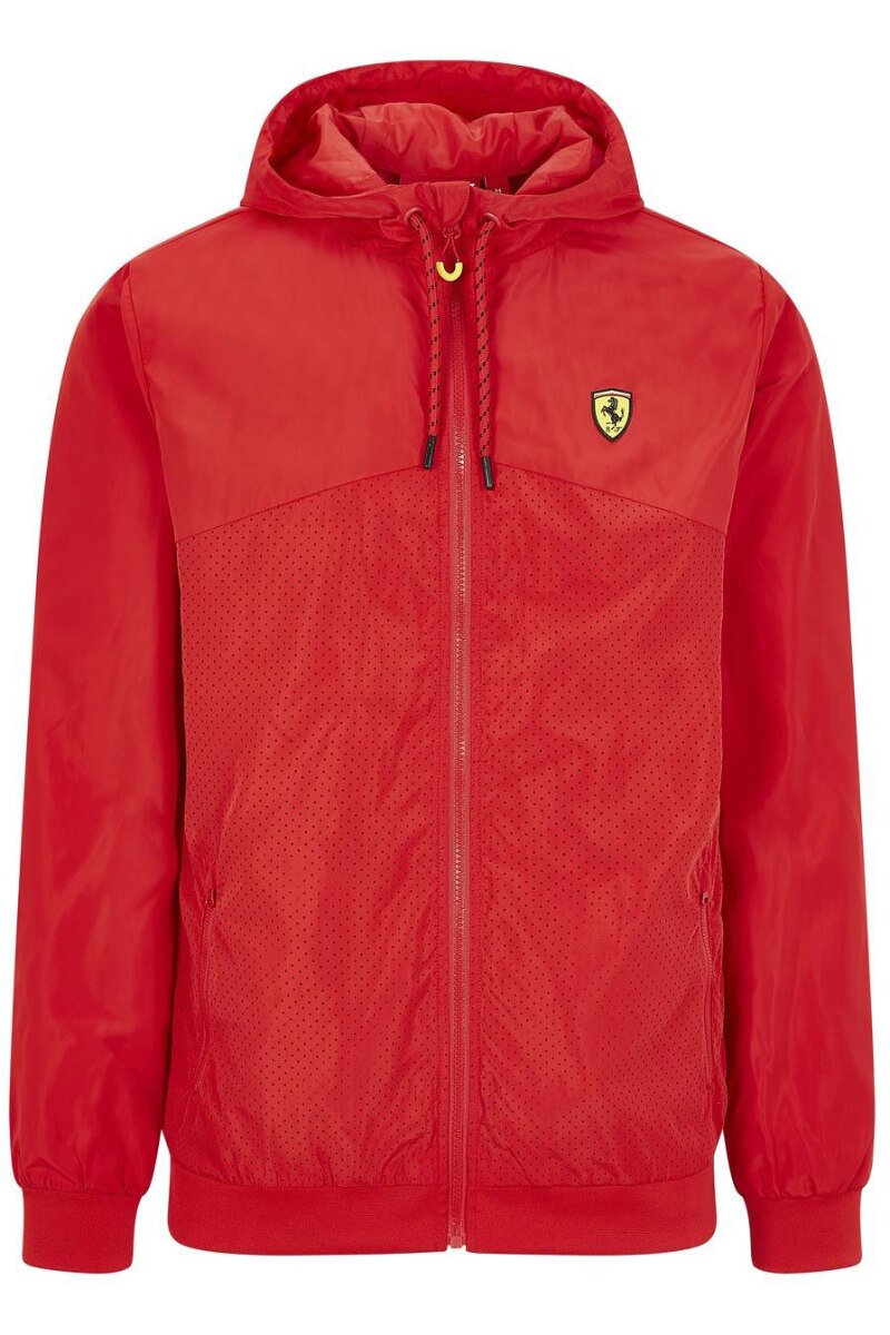Geaca Scuderia Ferrari F1 Windbreaker, Rosu