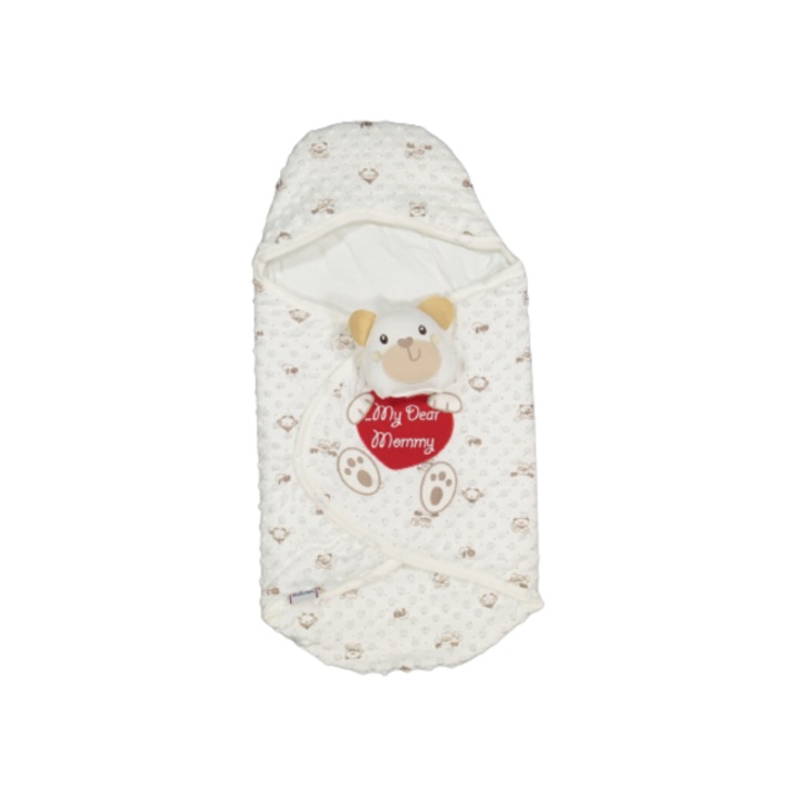 Спален чувал за бебе Coccoo Bebe, бял