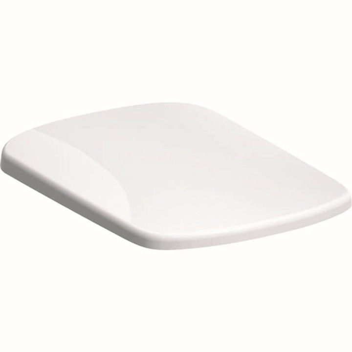 Geberit Selnova Square Soft Close WC burkolat, Modo, Fehér, 35,5x45 cm