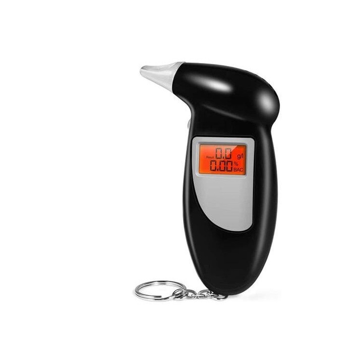 Etilotest Digital ecran LCD cu 5 Capete de Rezerva ®Deliny
