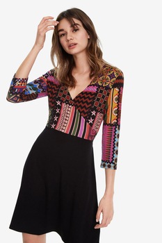 Rochie Desigual Jill Negru, XL Rochie Desigual Jill Negru, XL