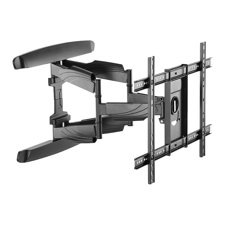 Стойка за TV Stell SHO 7620 VESA 600x400, Тънка, Разтегателна, 40"-70", Черен