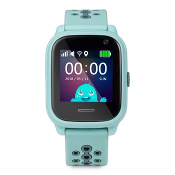 Ceas Smartwatch Pentru Copii Wonlex KT04 cu Functie Telefon, GPS, Camera, IP54 - Verde Ceas Smartwatch Pentru Copii Wonlex KT04 cu Functie Telefon, GPS, Camera, IP54 - Verde