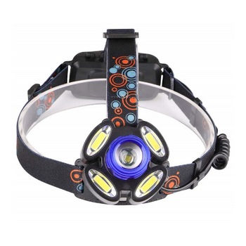 Lanterna de Cap cu 5 LED-uri , 30W , 8000 Lumeni ,cu ZOOM si Acumulatori inclusi Lanterna de Cap cu 5 LED-uri , 30W , 8000 Lumeni ,cu ZOOM si Acumulatori inclusi