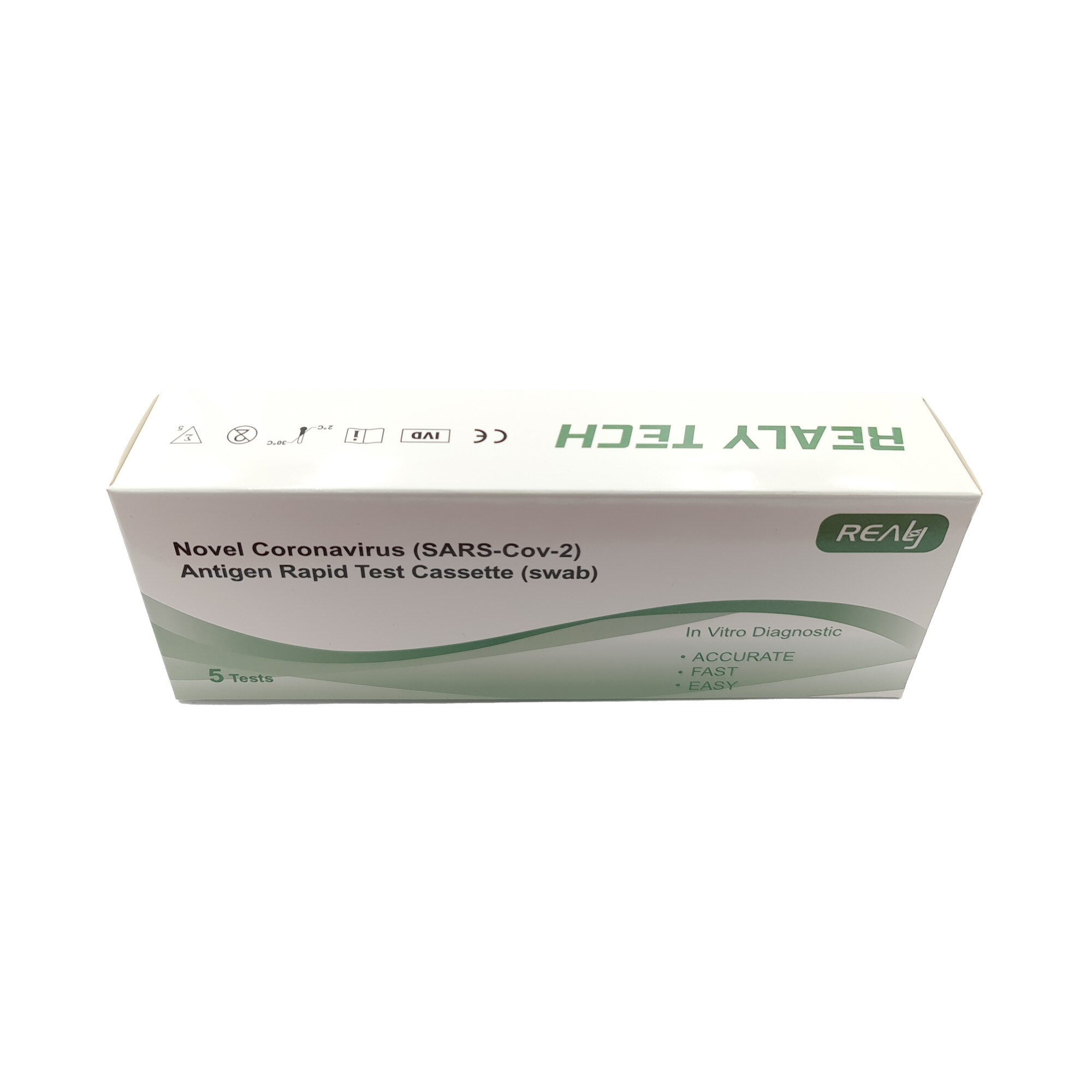 Set 5 Teste Rapide Covid-19 Antigen, Realy Tech, pentru uz profesional