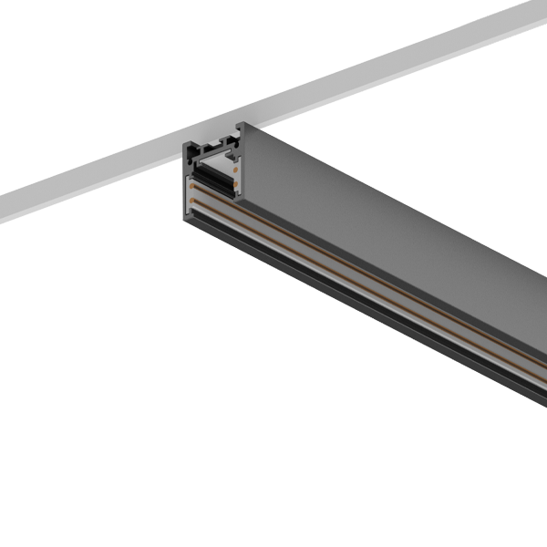 Sina magnetica, aplicata, slim, 1m/buc, 26.4×28mm, negru, BR-BY41-00311, Braytron, smartsystem