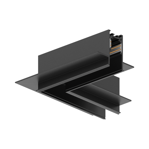 Sina magnetica, colt interior orizontal, rigips, 27.6×52.5mm, negru, BR-BY41-10101, Braytron, smartsystem