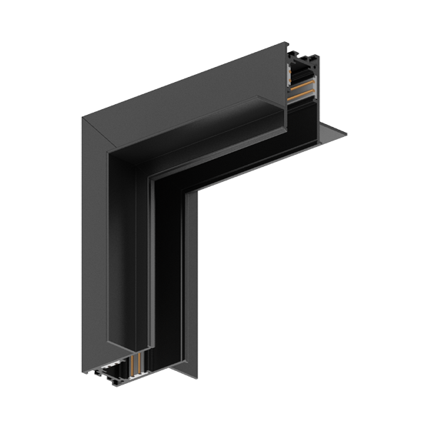 Sina magnetica, colt interior vertical, rigips, 27.6×52.5mm, negru, BR-BY41-10111, Braytron, smartsystem