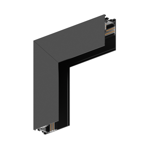 Sina magnetica, colt interior vertical, aplicata, 26.6×52.5mm, negru, BR-BY41-10211, Braytron, smartsystem