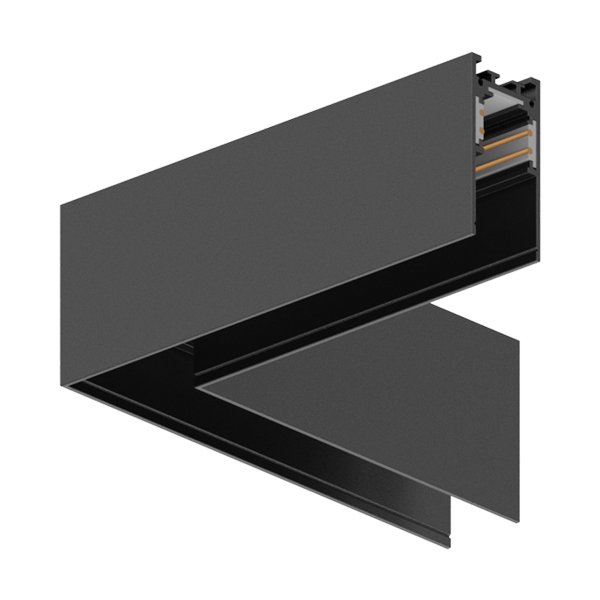 Sina magnetica, colt interior orizontal, aplicata, 26.6×52.5mm, negru, BR-BY41-10221, Braytron, smartsystem