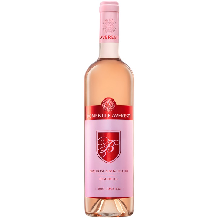 Vin Rose Domeniile Averesti-Regala, Busuioaca de Bohotin, D.O.C. Husi - Demidulce, 0.75l