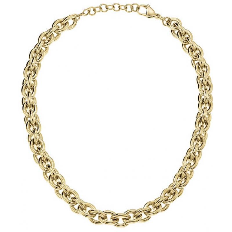 Colier Calvin Klein Statement, Otel inoxidabil, 47 cm, Auriu