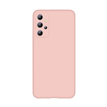 Husa slim compatibila cu Samsung Galaxy A32 4G, silicon Roz Pal, cu interior de catifea, PlanetPhone Husa slim compatibila cu Samsung Galaxy A32 4G, silicon Roz Pal, cu interior de catifea, PlanetPhone