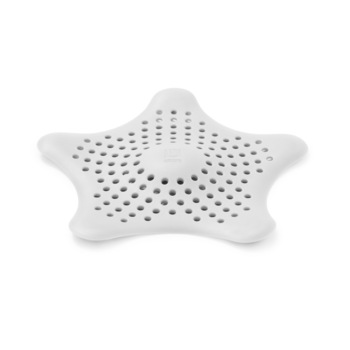Sita pentru cada/chiuveta Starfish Umbra, silicon, alb, 15 x 15 x 1 cm Sita pentru cada/chiuveta Starfish Umbra, silicon, alb, 15 x 15 x 1 cm
