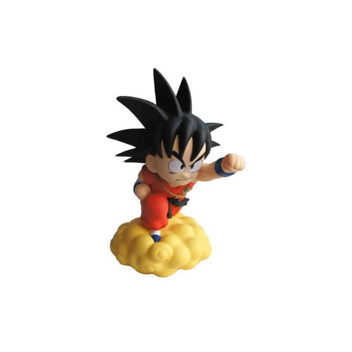 Dragon Ball Chibi Son Goku a Flying Nimbus malacperselyen, 22 cm, többszínű