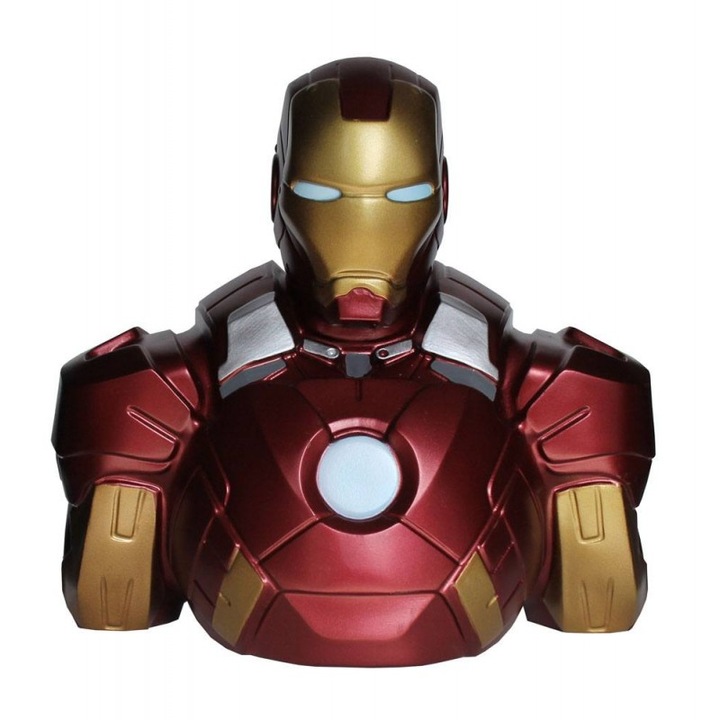 Pusculita Marvel Comics Iron Man, 22 cm, Multicolor