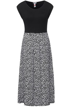 Rochie midi dama Street One, alb/negru, 46 EU Rochie midi dama Street One, alb/negru, 46 EU